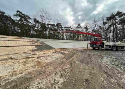 Prace przy budowie widowni Park Wolności Pabianice