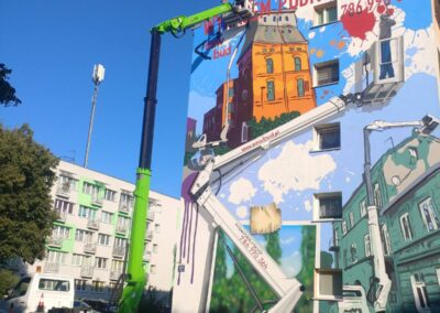 Mural - podnośniki koszowe