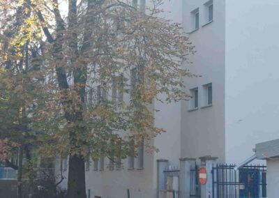 Termomodernizacja budynku pogotowia w Łodzi - firma Sawbud Pabianice